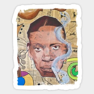 Robert Johnson Smoking Man Sticker